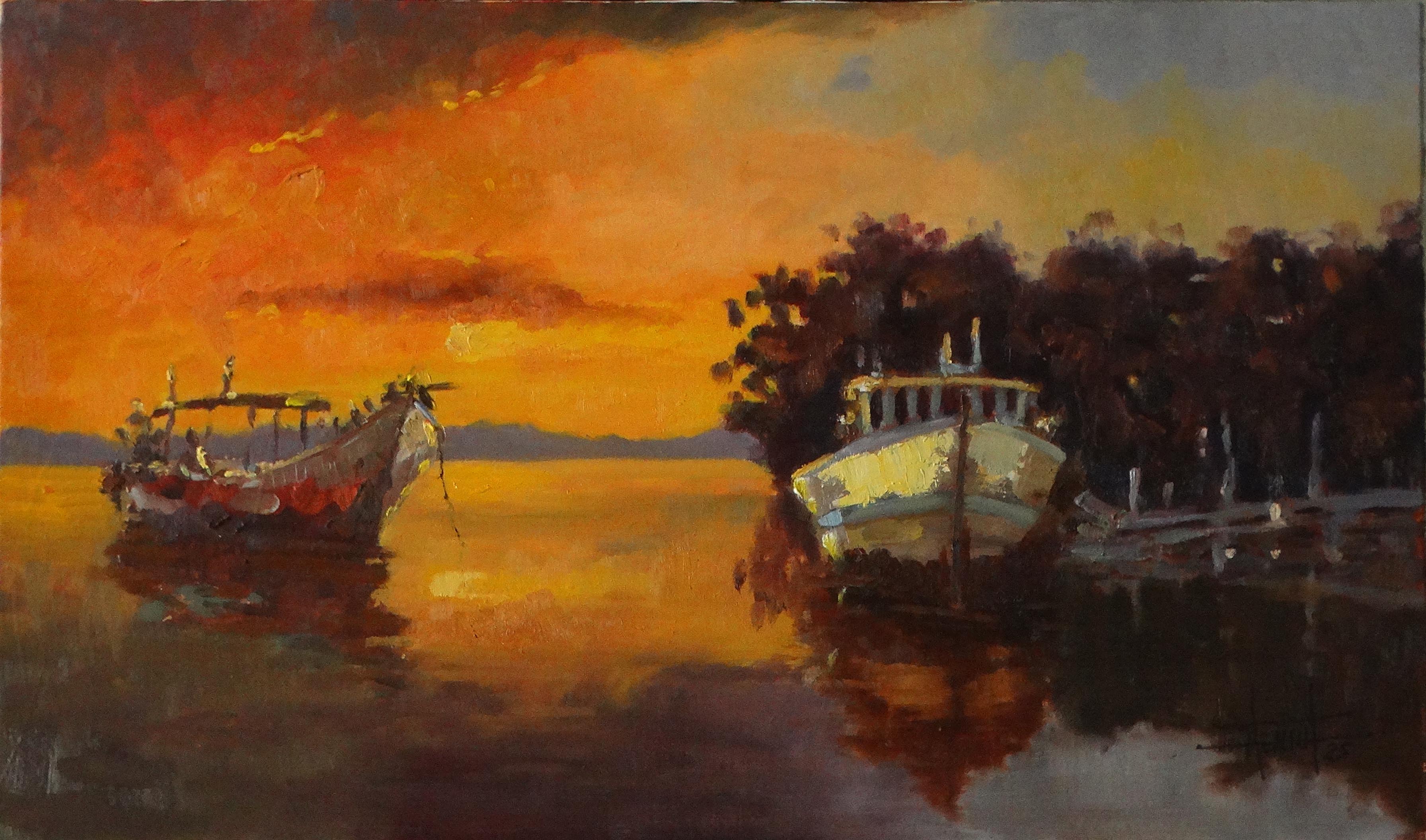 Entardecer Riom Itanhaém